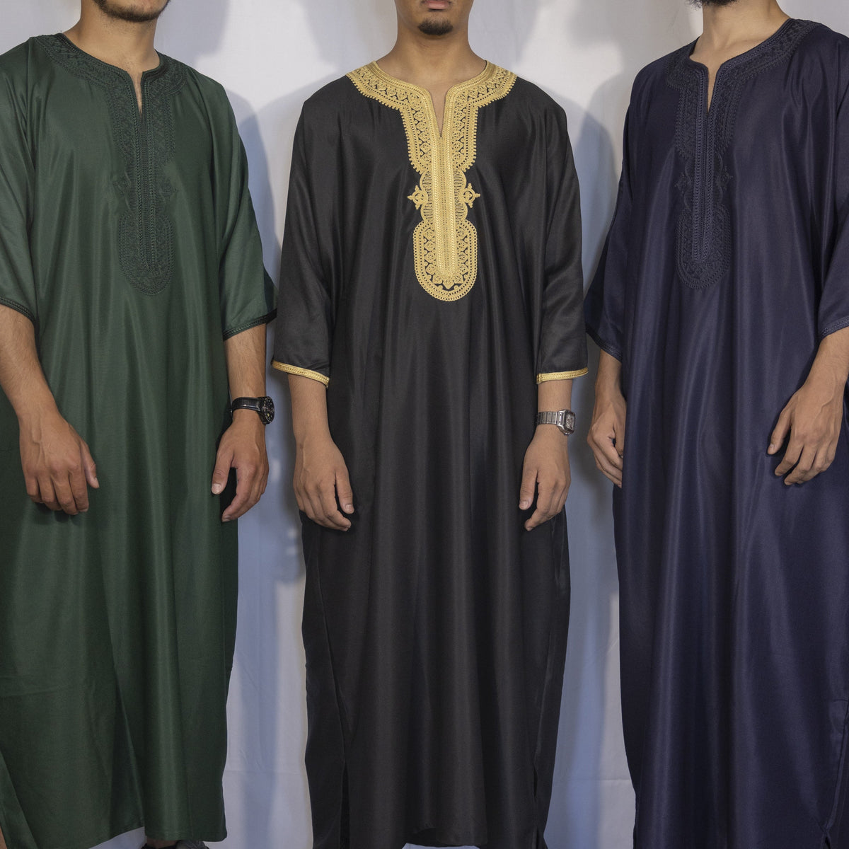 Moroccan Gandoura Gabardine